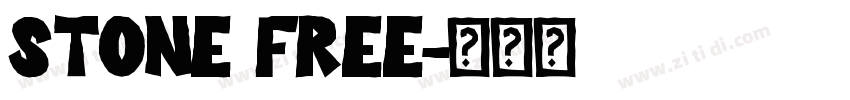 Stone Free字体转换